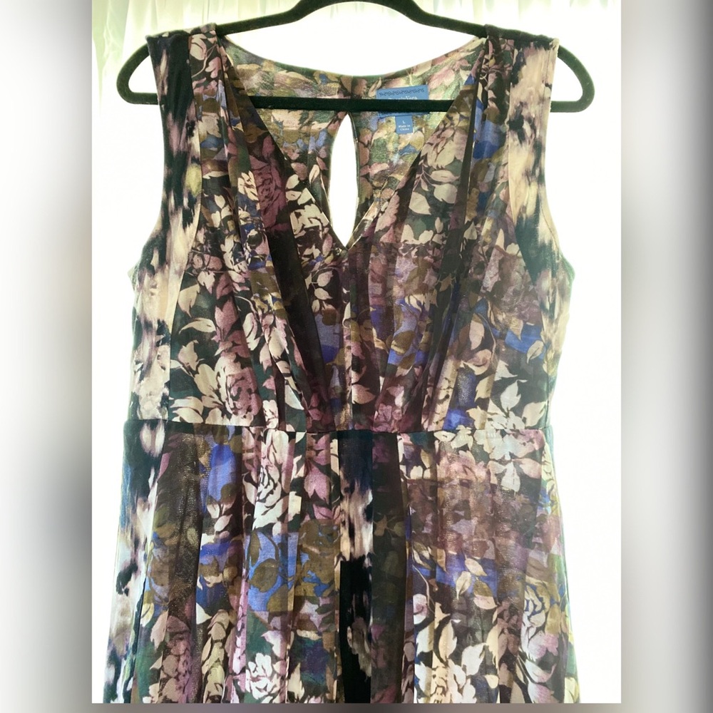 Women's Simply Vera Vera Wang High-Low V-Neck Dress Large